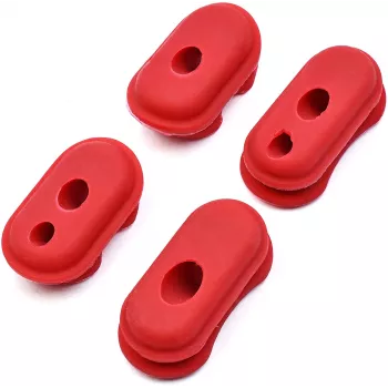 Set de cubiertas de goma para patinete eléctrico Xiaomi Mi serie (M365, Pro, Pro 2, 1S, Essential, Lite) – 5 uds., negro