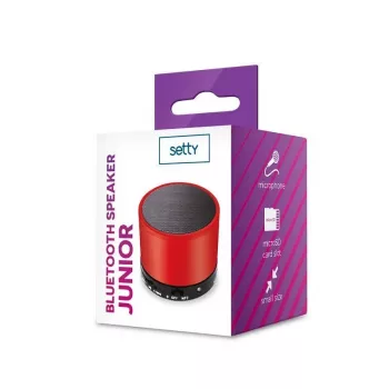 Setty Altavoz Bluetooth Junior rojo