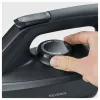 Severin BA 3192 centro de planchado a vapor, 2400W, suela de cerámica, 160 g/min de vapor, 450 g/min golpe de vapor, negro mate