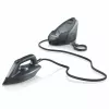 Severin BA 3192 centro de planchado a vapor, 2400W, suela de cerámica, 160 g/min de vapor, 450 g/min golpe de vapor, negro mate