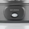 Severin JG 3510 Yogurtera, 7 tarros de 150 ml, Dark Inox/Negro