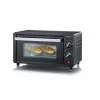Severin TO 2062 Minihorno, 9 L, 800 W, con asador giratorio, acero inoxidable cepillado/negro