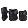 SFR Triple Pads Set Candi L - Rodilleras, coderas y muñequeras para patinaje, skate, scooter y ciclismo