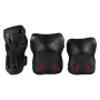 SFR Triple Pads Set Candi L - Rodilleras, coderas y muñequeras para patinaje, skate, scooter y ciclismo