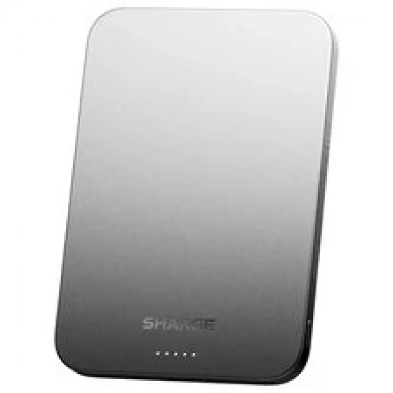 SHARGE AeroMag Air power bank 5000mAh Qi2 15W inalámbrico 20W USB-C PD negro YDD-AEROMAGAIR-M6
