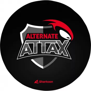 SHARKOON alfombrilla Floor Mat ALTERNATE aTTaX Edition (negra/multicolor)