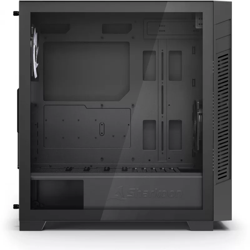 Sharkoon S25-W2 ARGB Black Caja semitorre con cristal templado (modelo 2026)