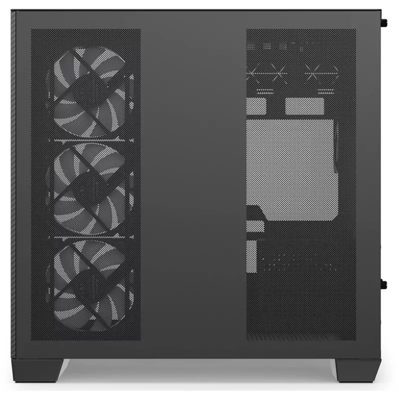 Sharkoon Steel Shark Black Caja semitorre con cristal templado x2