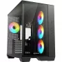 Sharkoon Steel Shark Black Caja semitorre con cristal templado x2