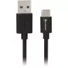 SHARKOON Cable USB 2.0, conector macho USB-A a conector macho USB-C (negro, 2 m)