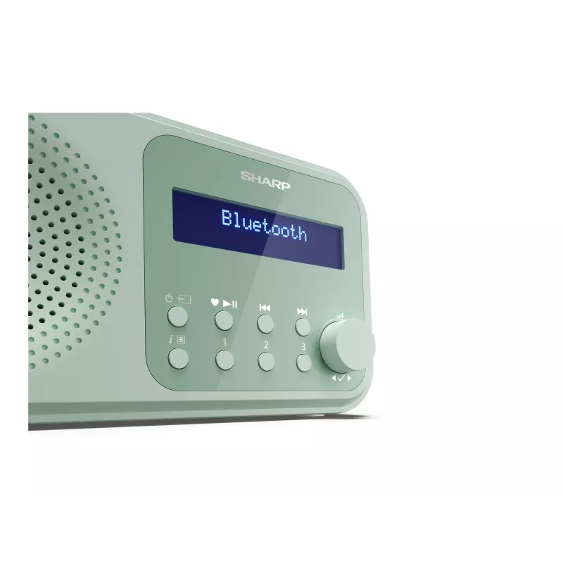 Sharp Tokyo DR-P420(GN) Radio portátil DAB+/FM, Bluetooth 5.0, Aquamarine Green