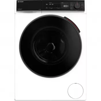 SHARP ES-WNFB214CWDA-DE Lavadora de carga frontal, 10 kg, 1400 rpm, blanca, Wi-Fi, motor Advanced Inverter