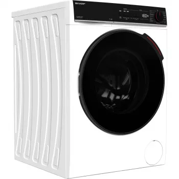 SHARP ES-WNFB214CWDA-DE Lavadora de carga frontal, 10 kg, 1400 rpm, blanca, Wi-Fi, motor Advanced Inverter