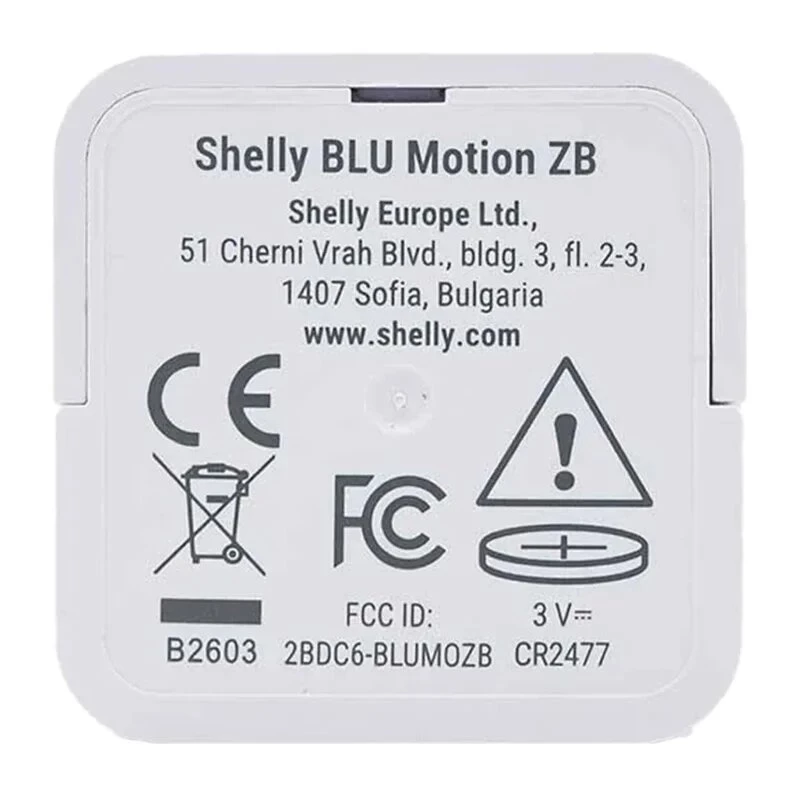 Shelly BLU Motion ZB sensor de movimiento