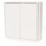 Shelly Blu ZB Wall Switch 4 interruptor de pared inalámbrico inteligente de 4 botones, Zigbee y Bluetooth, a pilas, Blanco Shelly_B_ZB_WS_4_SA