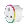 Shelly Plus Plug UK enchufe inteligente, Wi-Fi (WLAN), Bluetooth, 3000W, medición de potencia, blanco