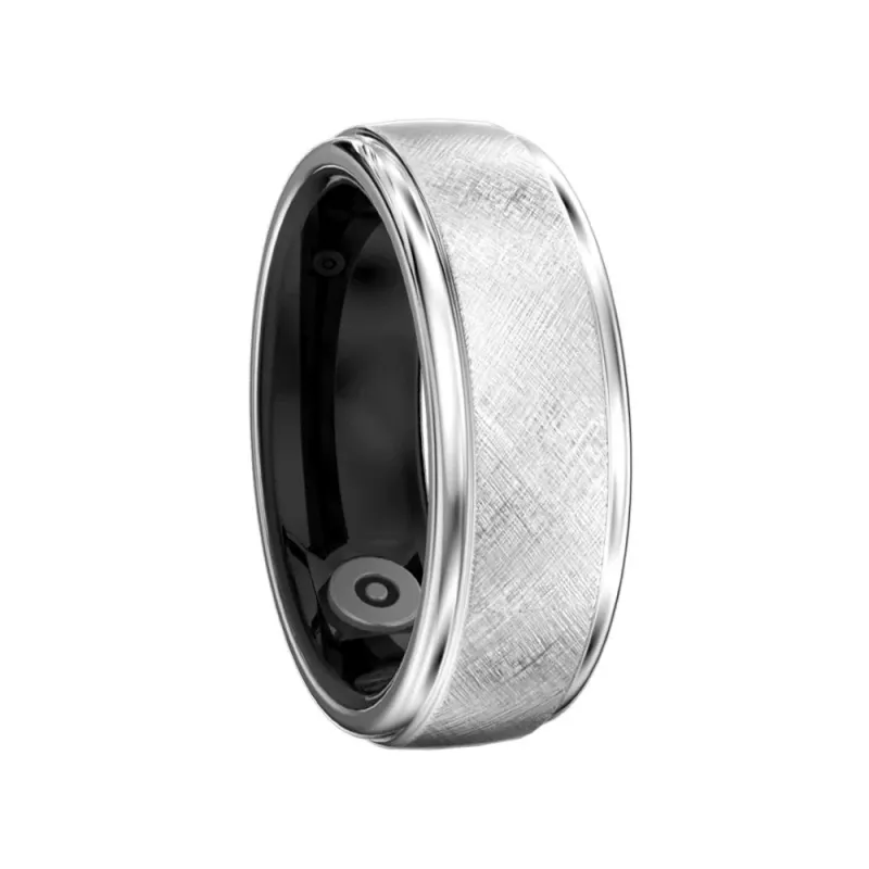Anillo inteligente HiFuture Ring2, talla 12 (68 mm), plata titanio