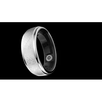 HiFuture Ring2 Anillo Inteligente, Talla 12 (68 mm), Titanium Silver