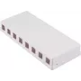 SHIVERPEAKS 8-Port Keystone caja de superficie, blanco BS08-10119