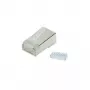 SHIVERPEAKS BASIC-S pack de 100 conectores macho RJ45 modulares Cat.6a blindados 8P8C con contactos dorados BS72061-R