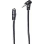 SHIVERPEAKS BASIC-S cable alargador de audio conector jack en ángulo de 2,5 mm a conector hembra jack de 3,5 mm, 0,2 m, negro BS30781
