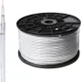 SHIVERPEAKS BASIC-S Cable coaxial SAT 100m, 1,1/5,0, blindaje de 4 capas, CCS, 75 Ohm, Blanco BS81800-STAKU