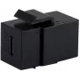 SHIVERPEAKS BASIC-S USB-C 3.1 Gen 2 Conector Keystone, hembra a hembra, 10 Gbps, negro BS08-10040
