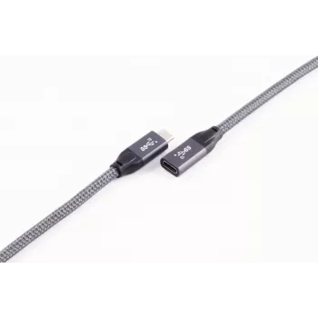 ShiverPeaks BASIC-S cable de extensión USB-C, USB 3.2 Gen 2, 2,0 m, negro