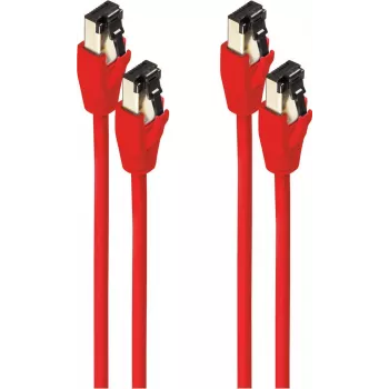 shiverpeaks BS08-41064-2 Cat8.1 F/FTP Cable de red, 7,5 m, rojo