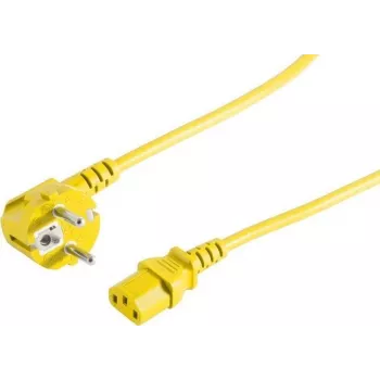 SHIVERPEAKS BS09-05182 Cable de alimentación amarillo de 1,8 m CEE 7/7 a IEC C13