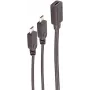 SHIVERPEAKS BS13-20021 cable divisor USB-C a 2x Micro-USB B 0,3 m negro
