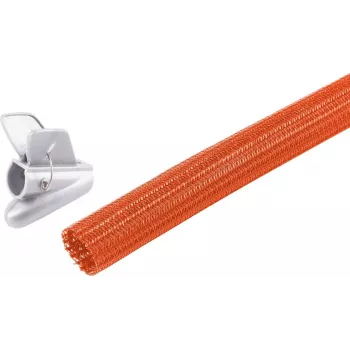 SHIVERPEAKS BS18-36067 set de canaleta flexible para cables, 25 mm, naranja, 7,5 m