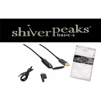 shiverpeaks BS30-021005 Cable HDMI activo de alta velocidad con Ethernet, 100 m, Type-A a Micro HDMI, negro