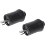 SHIVERPEAKS BS54030-SET Set de conectores de palanca, 25 piezas, 2/3/5 polos, 0,14-4,0 mm², 400 V, 32 A, negro
