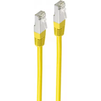 SHIVERPEAKS BS75115-Y cable de parcheo de red Cat5e F/UTP, RJ45, amarillo, 5 m