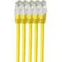 Shiverpeaks BS75711-HY-SET5 Cable de red Cat6 S/FTP, 1 m, amarillo, LSZH, pack de 5