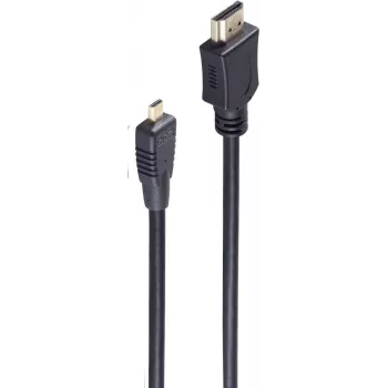 shiverpeaks BS77470-0.5-3 cable HDMI High Speed con Ethernet - Type-A a Micro HDMI (Type-D), 0,5 m, negro