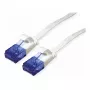 SHIVERPEAKS Cable de red plano CAT6 UTP 0,5m blanco