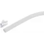 SHIVERPEAKS Set de canaletas flexibles para cables, 13 mm, blanco, 3,75 m (BS18-33376)