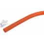 SHIVERPEAKS Set de canaletas flexibles para cables, 13 mm, naranja, 3,75 m (BS18-33377)