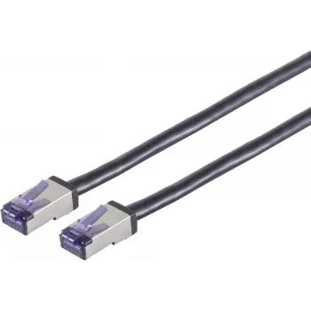 SHIVERPEAKS S/CONN maximum connectivity cable de parcheo Cat.6A Flex S/FTP, 10 m, negro (08-28075)