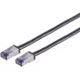 SHIVERPEAKS S/CONN Maximum Connectivity cable de red Flex S/FTP Cat. 6A, RJ45, 25 m, negro 08-28105