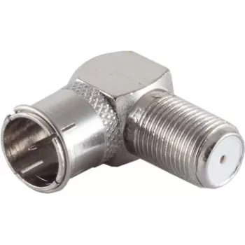 SHIVERPEAKS S/CONN Maximum Connectivity Adaptador en ángulo F, conector rápido F a conector hembra F (85210-QUICK)