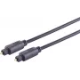 SHIVERPEAKS S/CONN maximum connectivity Cable de fibra óptica, conector macho Toslink a conector macho Toslink, 10,0 m, negro (69004-10)