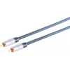 SHIVERPEAKS S/CONN maximum connectivity cable RCA a RCA para home cinema, 1,0 m, contactos dorados, conectores metálicos cromados, negro 90022-1MHQ