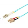 SHIVERPEAKS S/CONN Maximum Connectivity cable de fibra óptica LC/SC dúplex, OM3 50/125µm, aqua, 5,0 m (77955/3)