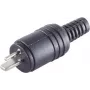 SHIVERPEAKS S/CONN maximum connectivity conector banana de tornillo, 4 mm, contactos chapados en oro de 24k, 6 mm², totalmente aislado, 1 ud. (54030-)