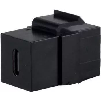 SHIVERPEAKS S/CONN maximum connectivity Adaptador Keystone USB-C 3.1, 10Gbps, hembra a hembra, negro (08-10040)