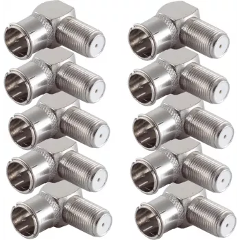 SHIVERPEAKS Cable de conexión SAT 3,75 m conector F a coaxial IEC 75 Ohm blanco (80094-96-CP)