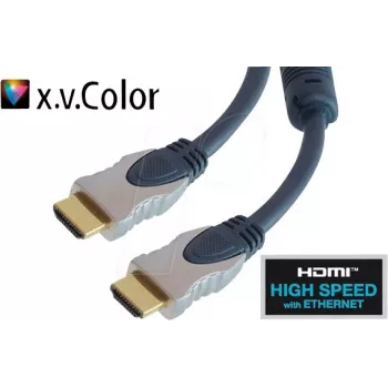 shiverpeaks SP77475 cable HDMI 5 m HDMI Type-A conector macho a macho High Speed con Ethernet azul
